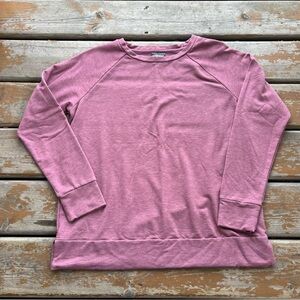 32 Degrees Heat Pink Crewneck Sweater - Size Small